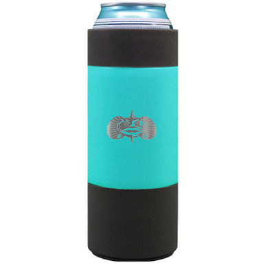 Toadfish Non Flip Slim Can Cooler Teal