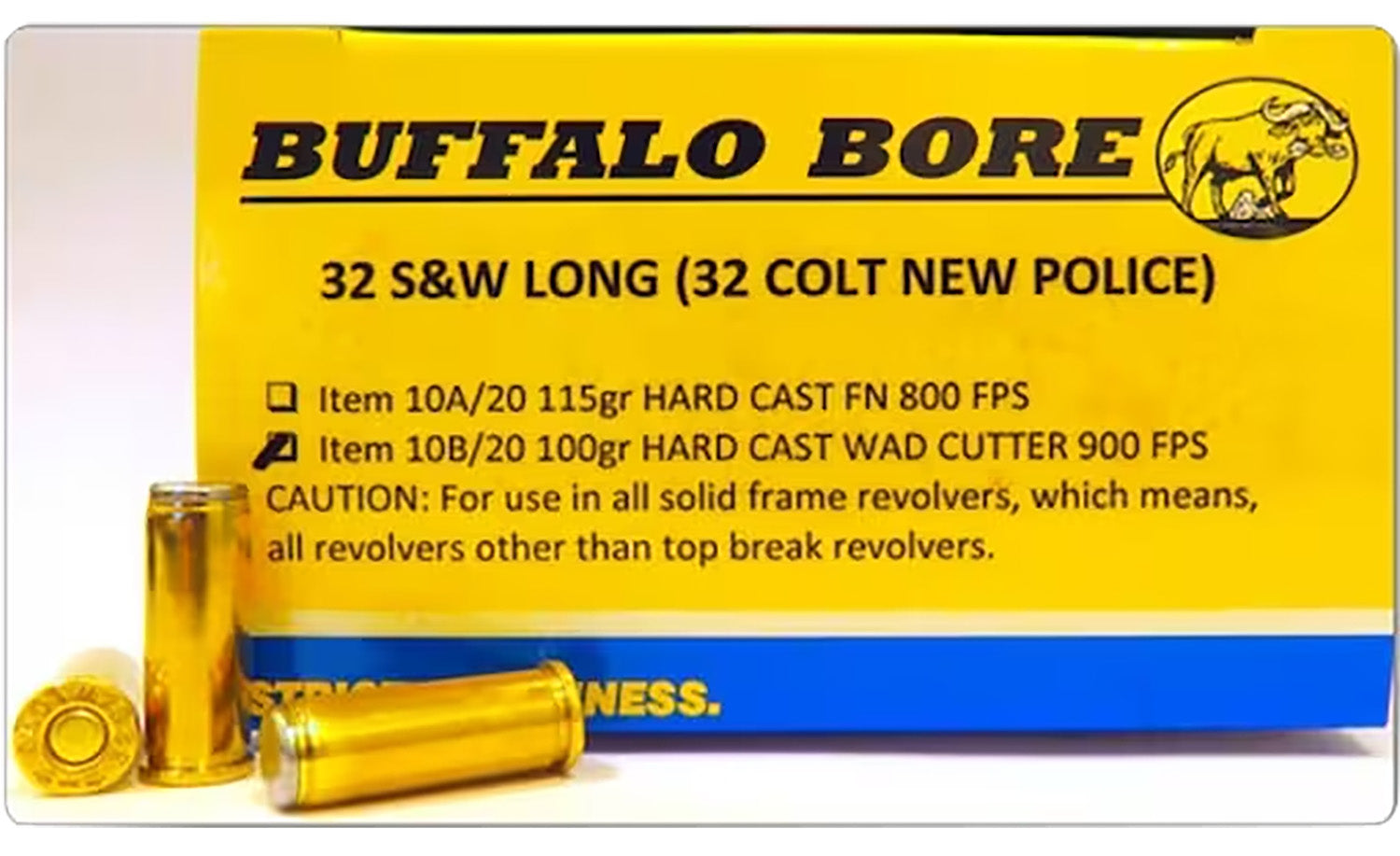 Buffalo Bore 7D20 BUFFALO-BARNES LEAD-FREE Barnes VOR-TX XPB Lead-Free 250 Grain .454 Casull 1750 fps