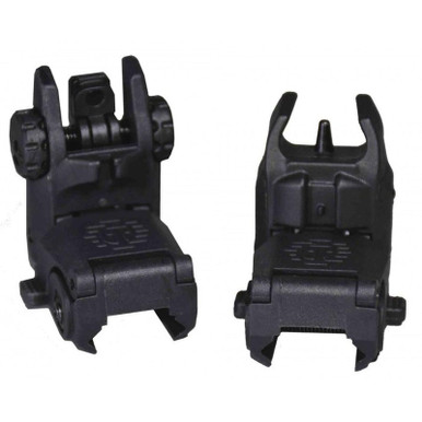 Tippmann Sports Front and Rear Flip Up Sights, Black
