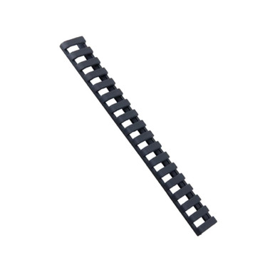 ERGO Low Profile Picatinny Rail Cover 7" Polymer Black Package of 3