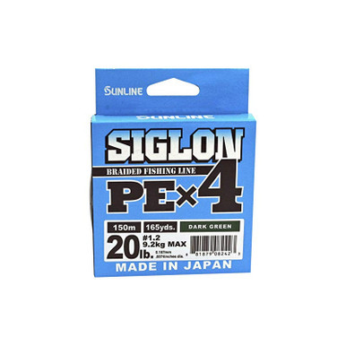 Sunline Siglon PEx4 Braid Dark Green 30lb 165yd