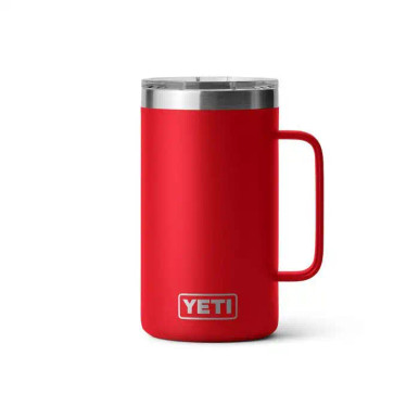 Yeti Rambler 24oz Mug with Magslider Lid - Rescue Red