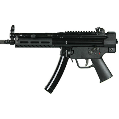 PTR 9CT Semi Auto Pistol 9mm Luger 8.9" Threaded Barrel 30 Rounds Aluminum M-LOK Handguard Polymer End Cap with Sling Swivel Black Finish