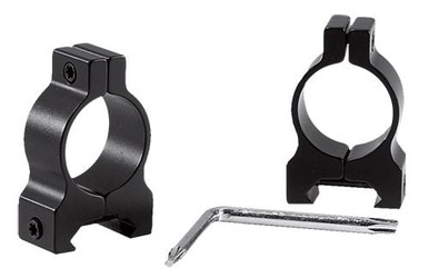 Browning AB3/A-Bolt 30mm Standard Aircraft Grade Alloy Lightweight High Strength 2-Piece Weaver Style Scope Ring, Matte Black