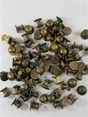 MAUSER 98K RIFLE BRASS BUTTON FOR SLING