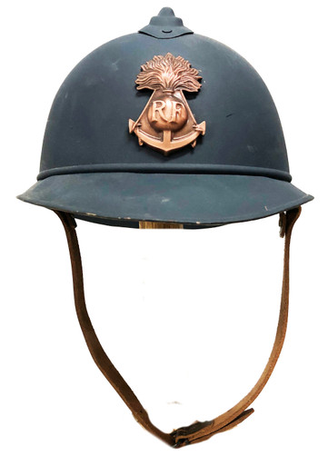 French 1915 Helmet with Colonial Badge