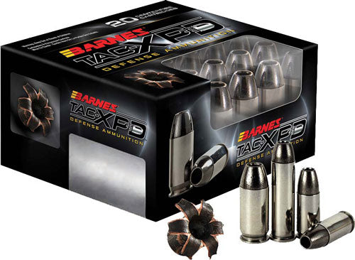 Barnes .380 ACP TAC-XPD 80gr TAC-XP Ammo 990 FPS