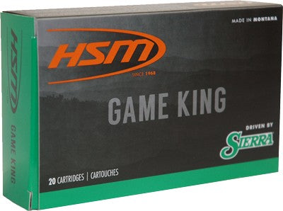 HSM .308 Win Game King 180gr Spitzer BT Ammo