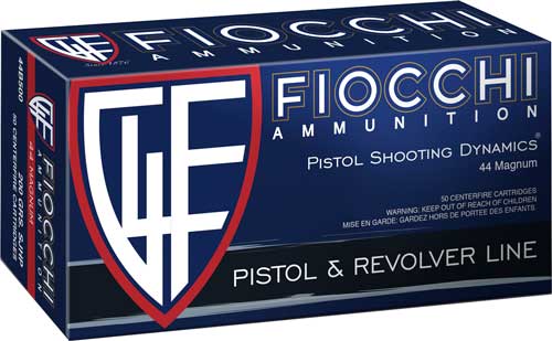 Fiocchi .44 Magnum Defense Dynamics 200gr SJHP Ammo 1475 FPS