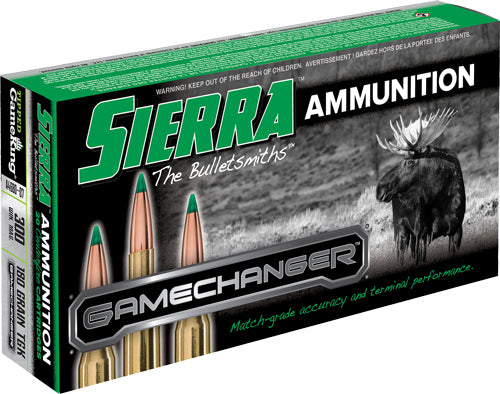 Sierra .300 Win Mag GameChanger 180gr Tipped GameKing Ammo 2960 FPS