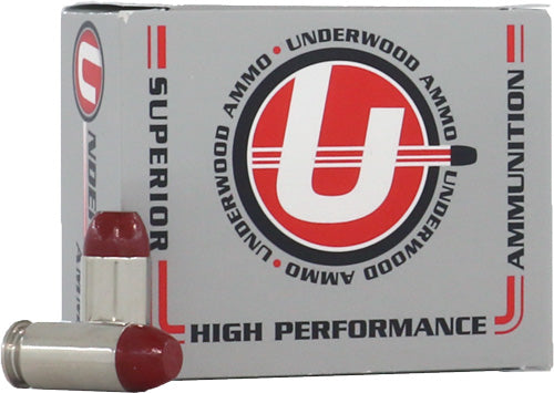 Underwood Ammo 727 Flat Nose +P Black Cherry Coated Hard Cast 255 Grain .45 ACP/Auto 925 FPS