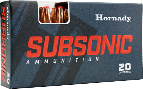 Hornady .300 AAC Blackout Subsonic 190gr Sub X Ammo 1050 FPS