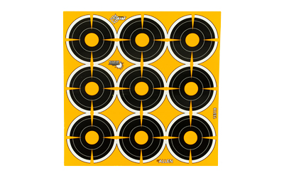 Allen Company, EZ AIM Adhesive, Bullseye, 2″, 12 Sheets