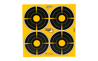 Allen Company, EZ AIM Adhesive, Bullseye, 3″, 12 Sheets