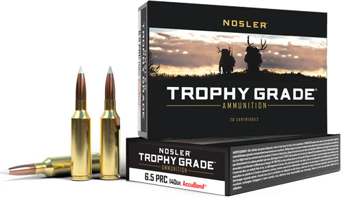 Nosler 6.5 PRC Trophy Grade 140gr AccuBond Ammo 2900 FPS