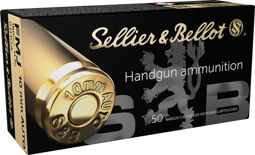 Sellier & Bellot 10mm 180gr FMJ Ammo 1164 FPS