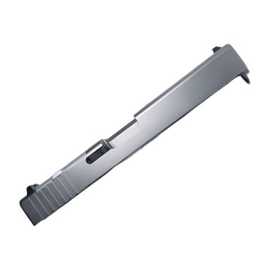 Assembled AlphaWolf RMR Slide for Glock 17 Gen 1-3 — Stainless, Standard Sights, No Barrel