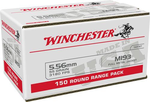 Winchester WM193150 Lake City Full Metal Jacket 55 Grain 5.56x45mm NATO 3270 FPS