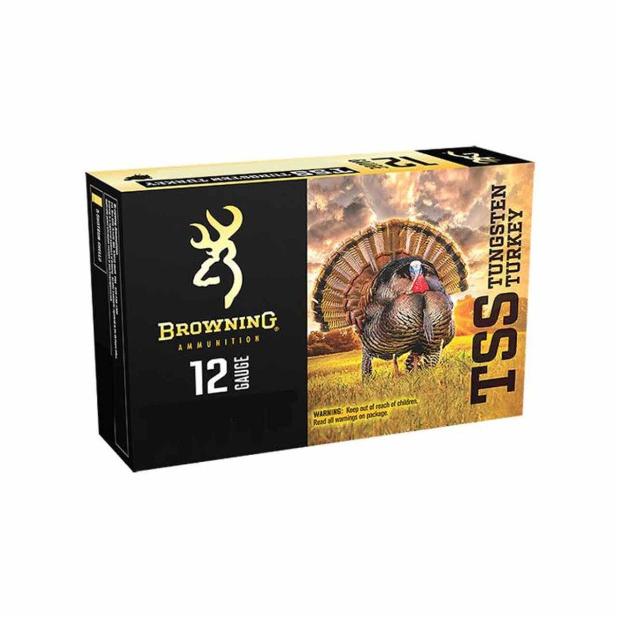 Browning 12 Gauge Ammunition TSS Tungsten Turkey B193921247 3-1/2″ #7 Shot 2-1/4oz 1200fps 5 Rounds
