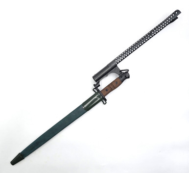 P17 Bayonet & Scabbard and Winchester Trench Gun Heat Shield Combo