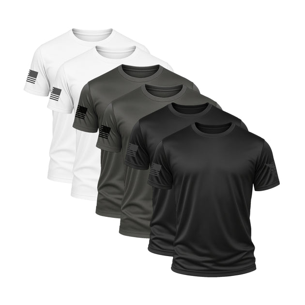Grayscale Performance Shirt Bundle (6 Pack)