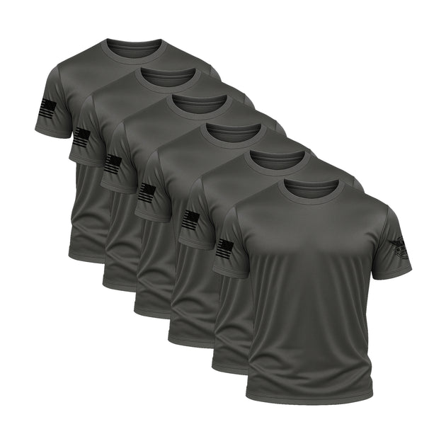 Charcoal Performance Shirt Bundle (6 Pack)