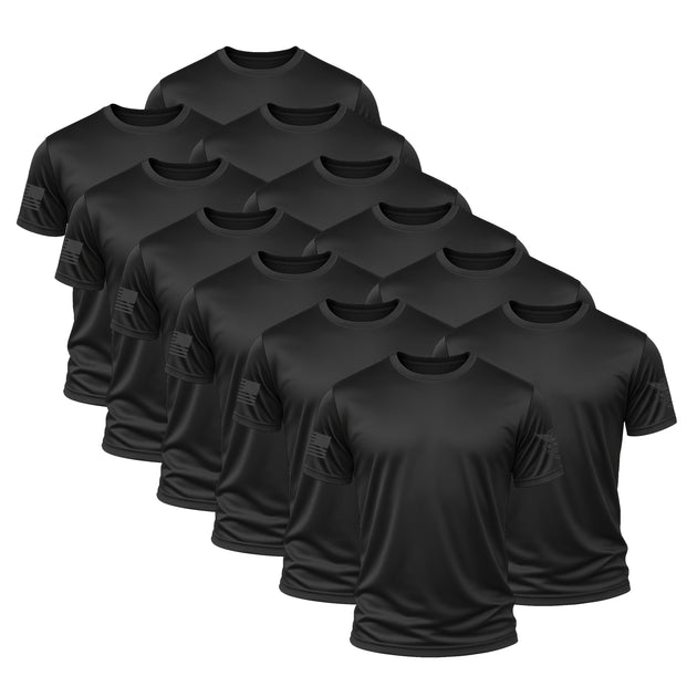 Black Performance Shirt Bundle (12 Pack)