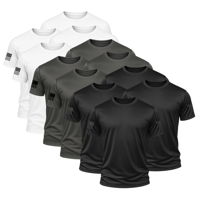 Grayscale Performance Shirt Bundle (12 Pack)