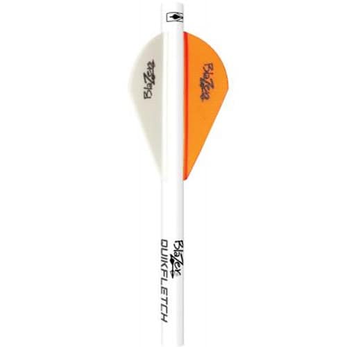 Bohning Blazer QuikFletch True Fletch Vanes 6 Pack Orange Blazer Standard 101001NO