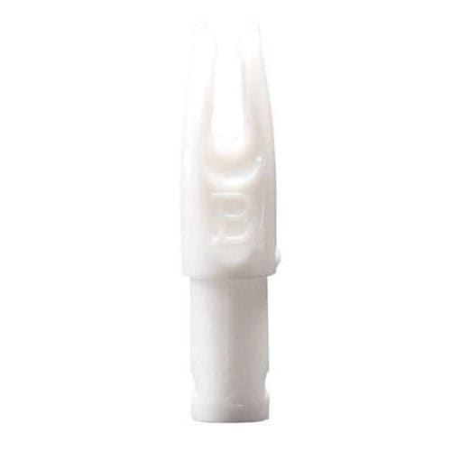 Bohning Signature S Nock 12 Pack White 1006WH