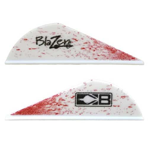 Bohning Blazer Vane 2″ Vane White Blood Splatter