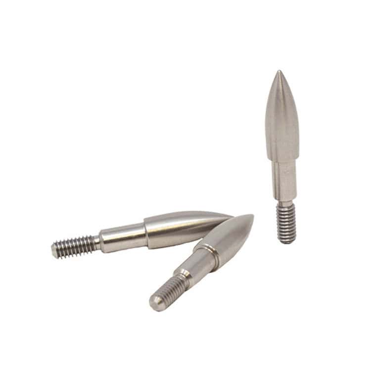Bohning Field Points Bullet Screw-in Points 5/16″ 100 Grain 12pk Stainless Steel 851019-12