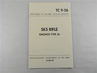 SKS RIFLE SIMONOV TYPE 56 BOOKLET