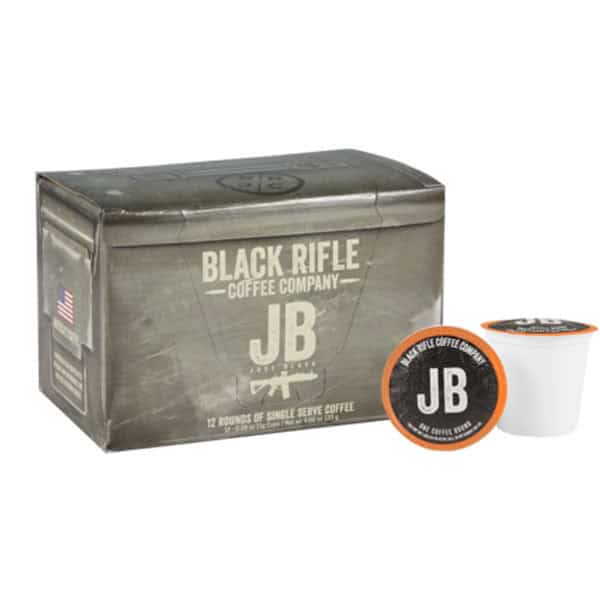 Black Rifle Coffee Company Just Black Rounds 12 Pack Medium Roast Single Serve Coffee
