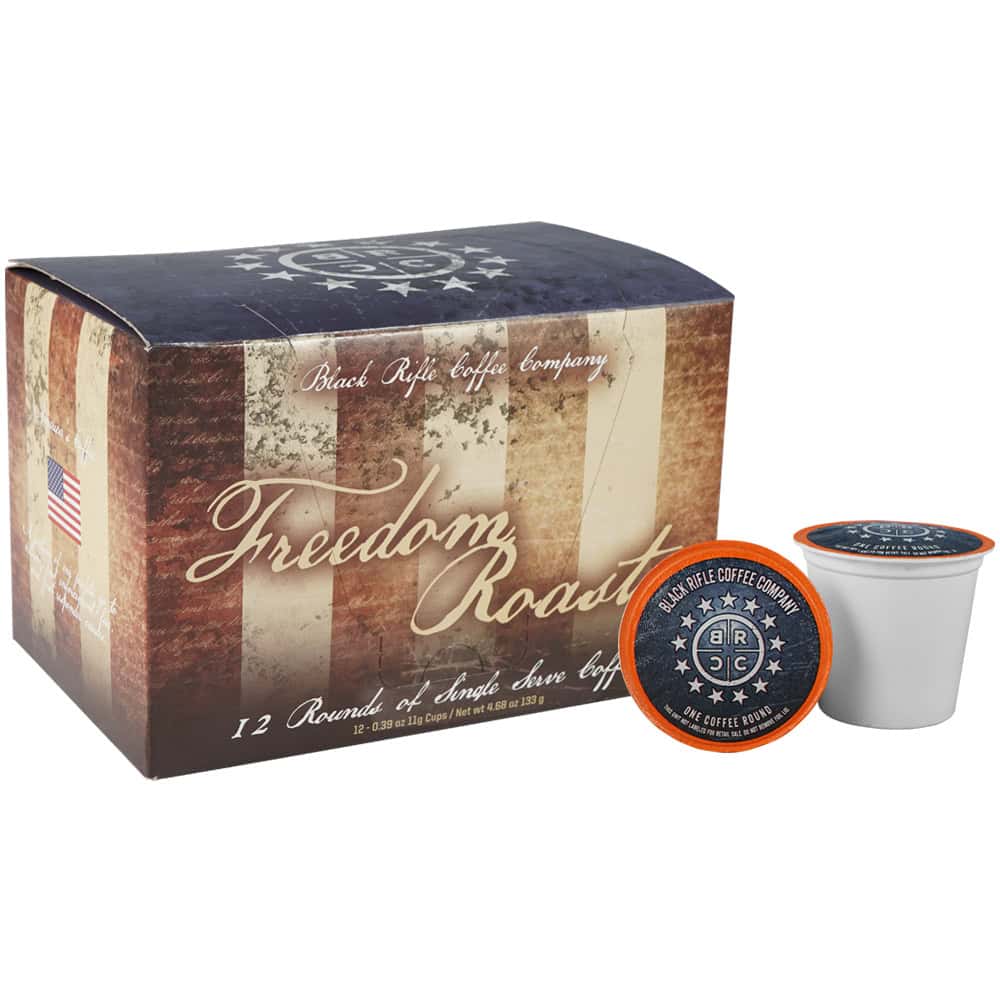 Black Rifle Coffee Company Freedom Roast Rounds 12 Pack Medium Roast Single Serve Coffee