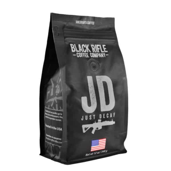 Black Rifle Coffee Company Just Decaf Ground 12oz Bag Medium Roast