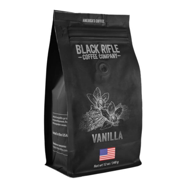 Black Rifle Coffee Company Vanilla Ground 12oz Bag Medium Roast