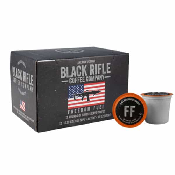 Black Rifle Coffee Company Freedom Fuel Rounds 12 Pack Dark Roast Single Serve Coffee