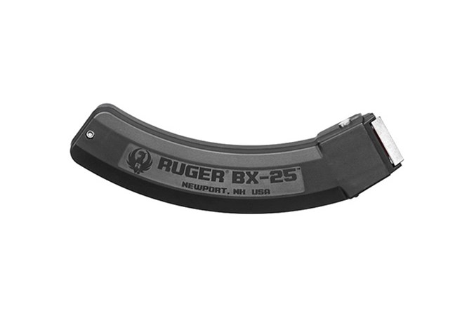 Ruger, Magazine, BX-25, 22LR, 25 Rounds, Fits 10/22 Rifles, Black Polymer