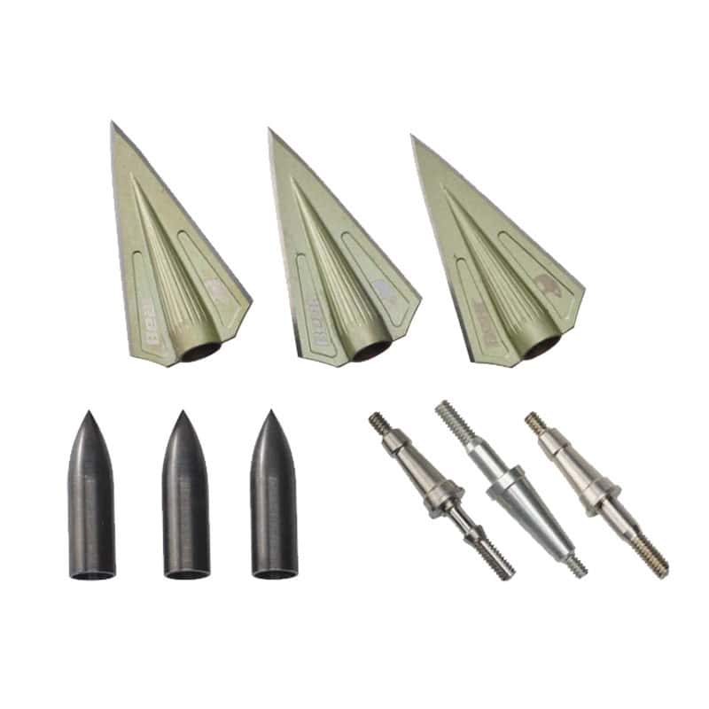 Bear Archery Broadheads RazorHead VWS Double Bevel Kit BT175DB