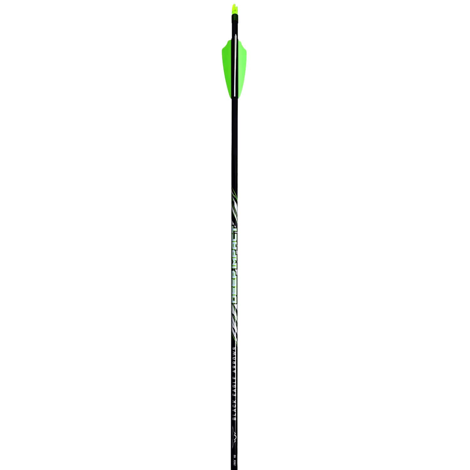 Black Eagle Arrows Deep Impact Arrow .001 4mm Fletched 6 Pack