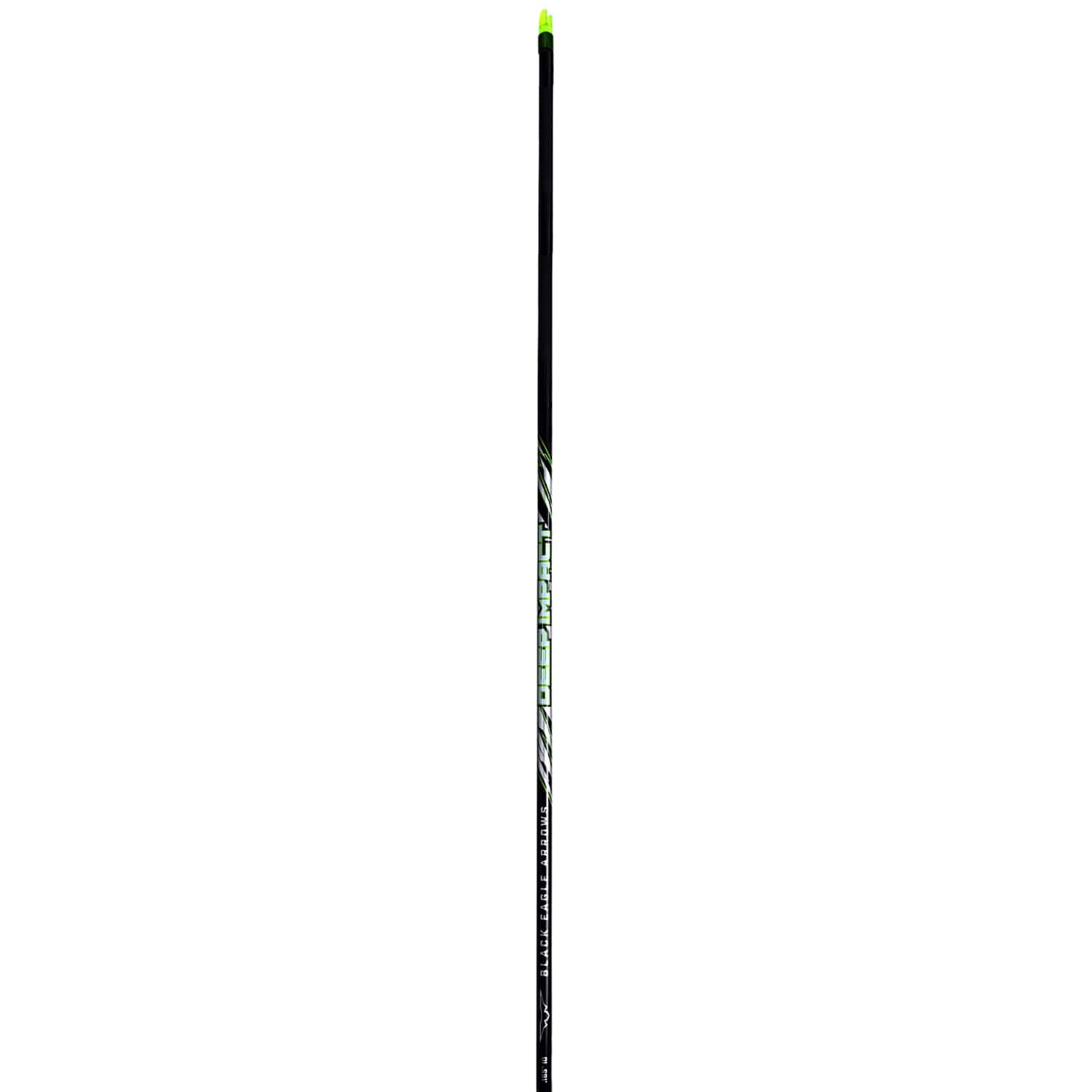 Black Eagle Arrows Deep Impact Arrow .001 4mm Bare Shafts 12 Pack
