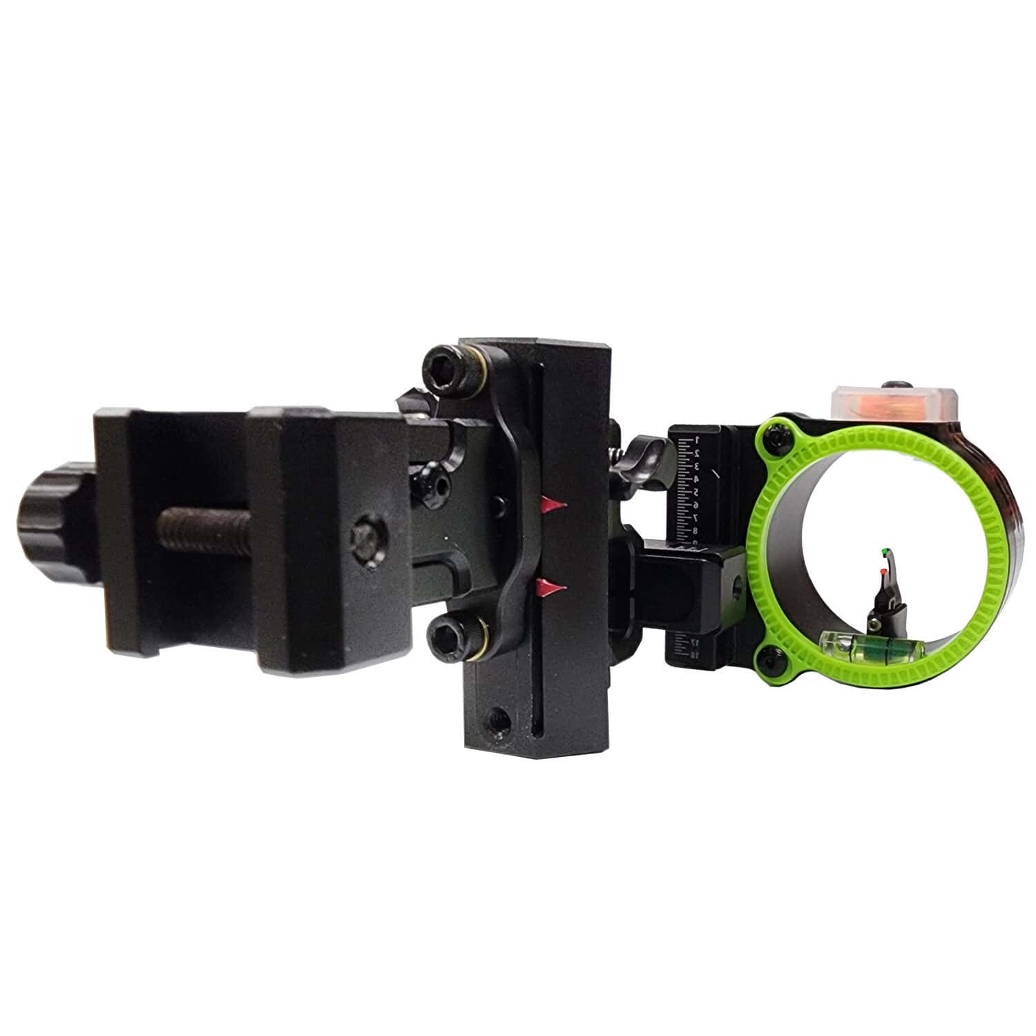 Black Gold Dual Trac Picatinny Mountain Lite Bow Sight | 2-Pin, Movable, .010, LH