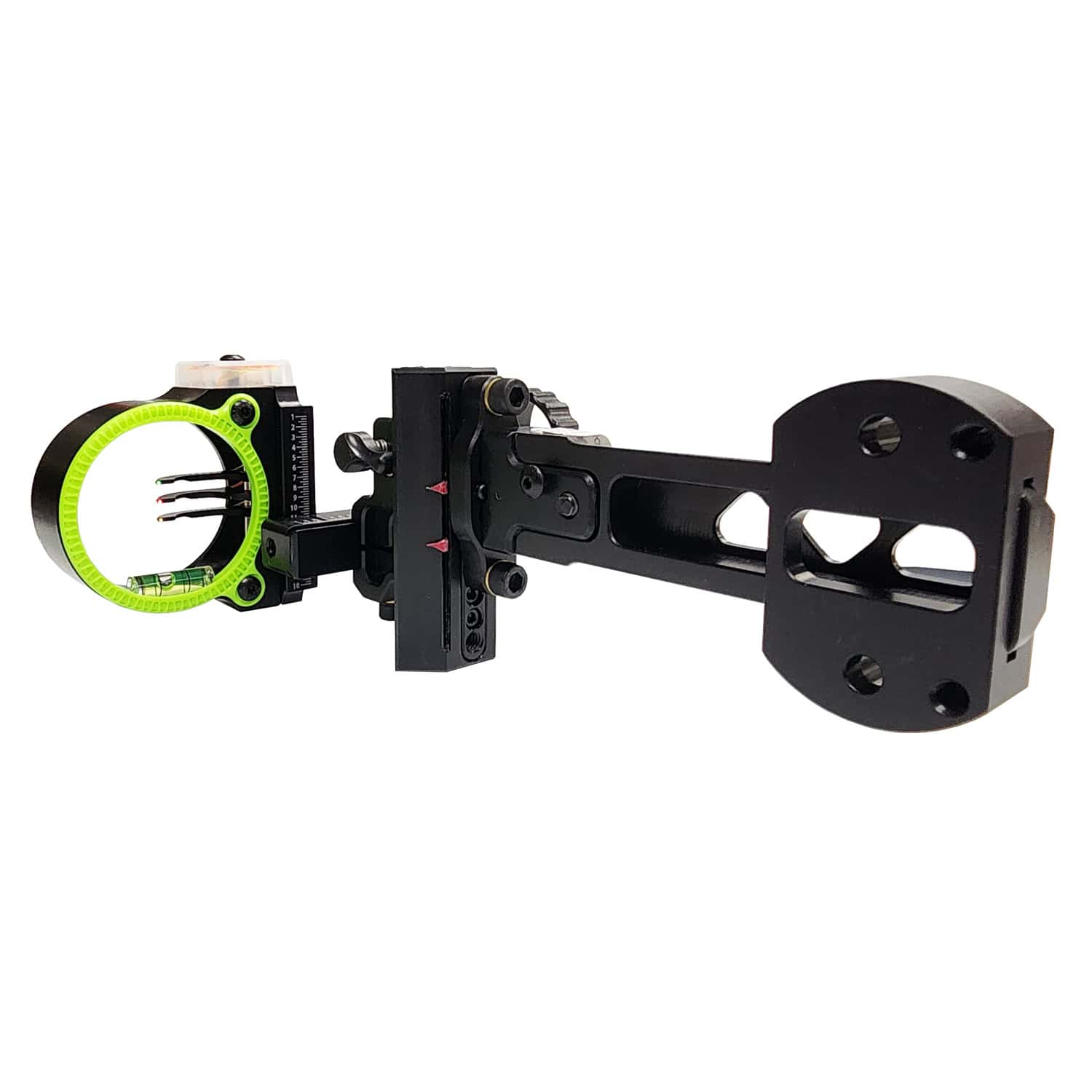 Black Gold Bowsights Ascent Mountain Lite 3 Pin Movable 4″ Dovetail Custom .019 Right Hand Bridgelock Compatible
