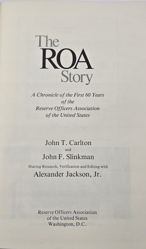 The ROA Story (No Jacket Cover)