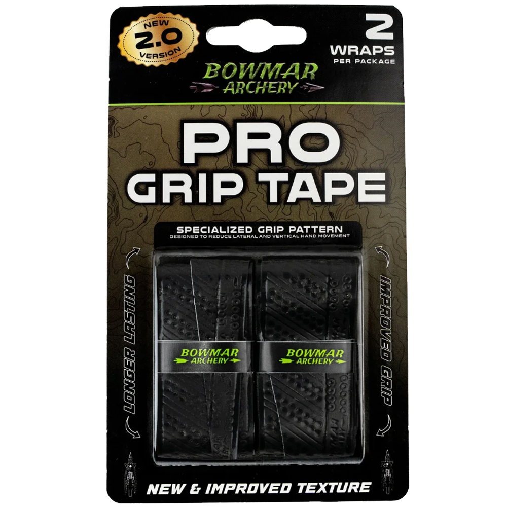 Bowmar Archery PRO Grip Tape 2 wraps Black