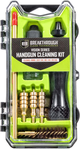 Breakthrough Clean Technologies Vision Series Handgun Cleaning Kit, 357, .38, 40, .44, & .45 Caliber