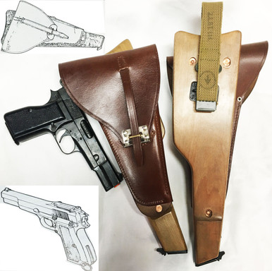 Browning Hi Power M1935 Holster Stock Set