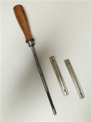 MAUSER C96 BROOM-HANDLE CLEANING ROD WITH 2-10 ROUND STRIPPER CLIPS.TOOL SET