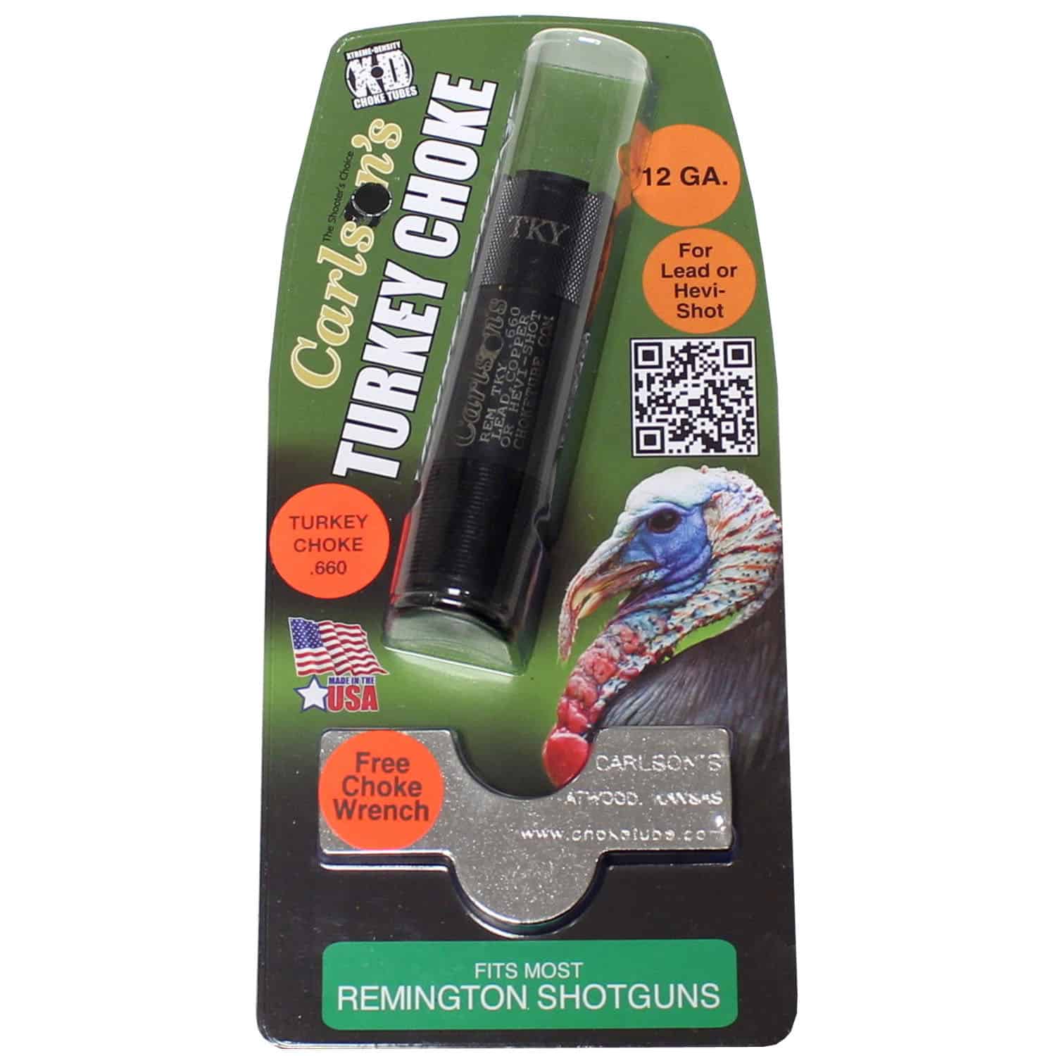 Carlson’s Choke Tubes REMINGTON EXTENDED TURKEY CHOKE TUBES 12GA .660 19583